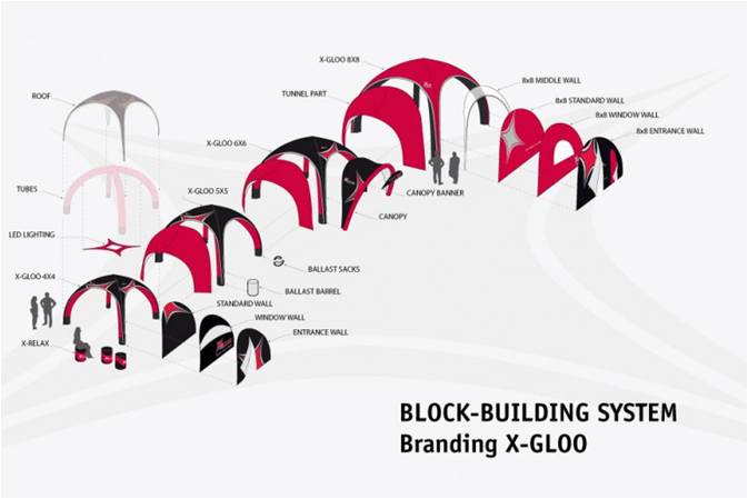 x-gloo messetelt